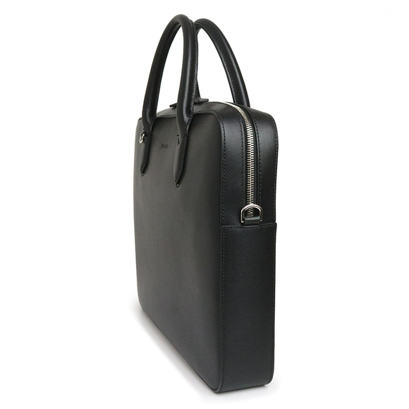 Bally 2way Shoulder Handbag Briefcase Black - Picture 4 of 11